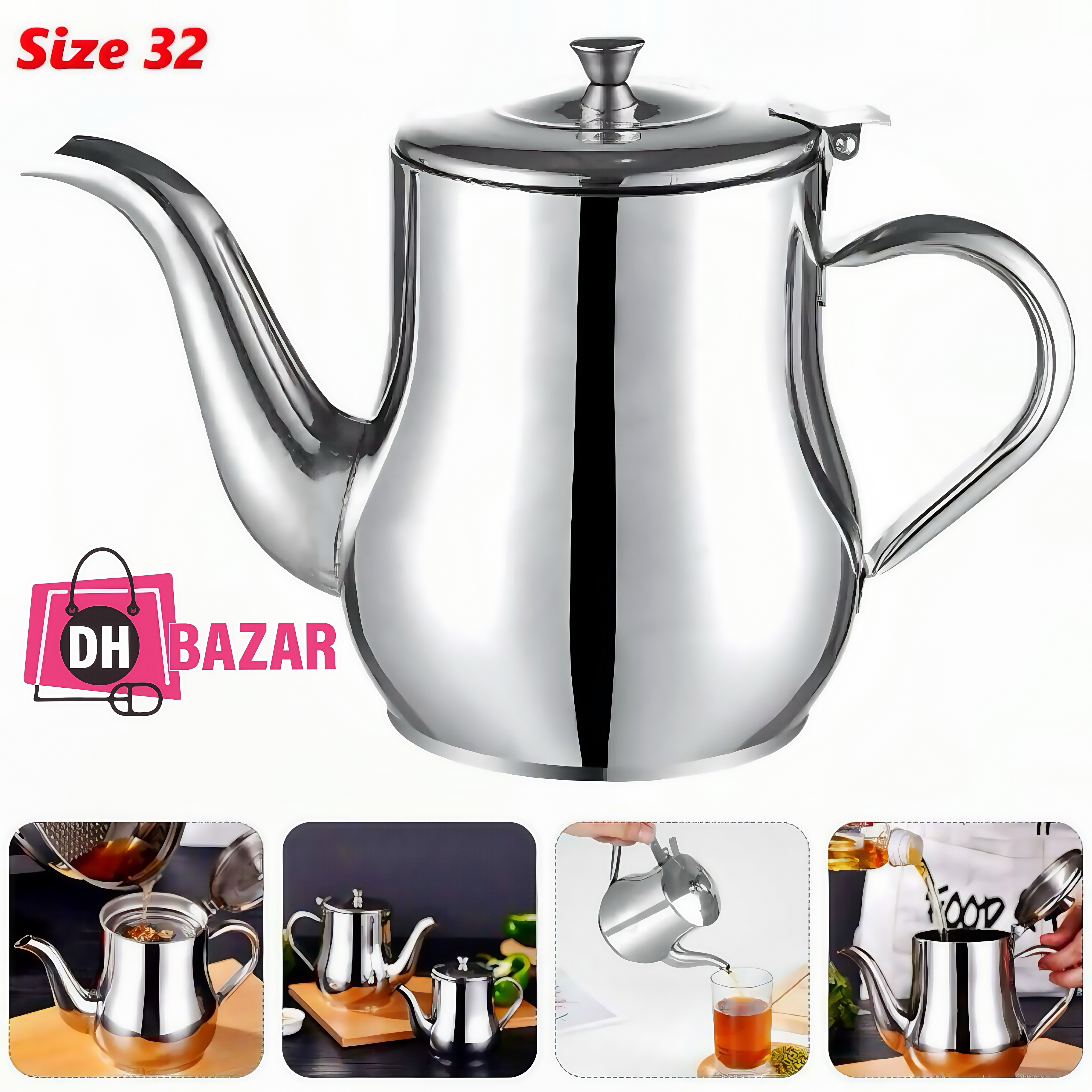 Stainless Steel Oil Pot 900 Ml
